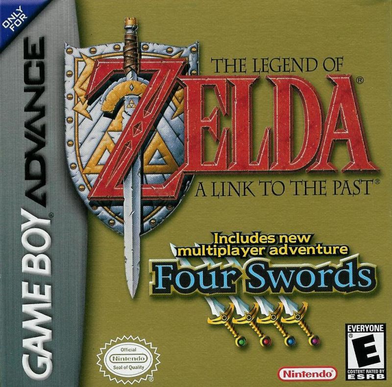 Zelda Link to the Past box art for GameBoy Advance